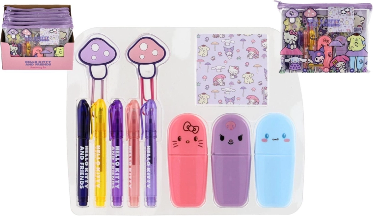 Hello Kitty and Friends Large School Set with Mushroom Theme