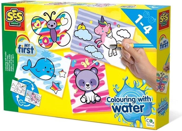 SES Creative My First gleznošana ar ūdeni – dzīvnieciņi