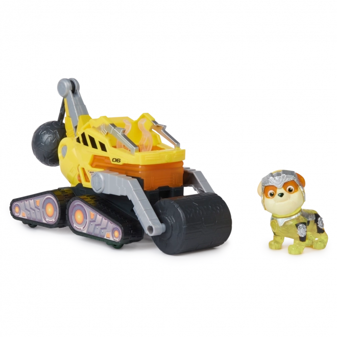 Paw Patrol filma 2 – glābšanas transportlīdzeklis Rubble ar gaismām un skaņām