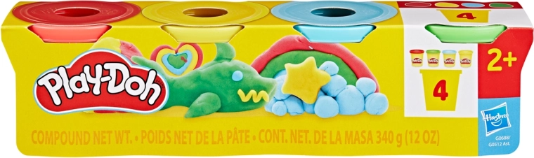 Play-Doh modelējamās masas komplekts 4×85 g
