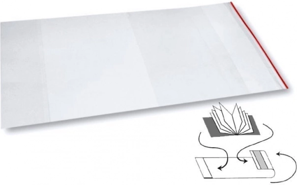 Universāls grāmatu un burtnīcu vāciņš ar līmlenti