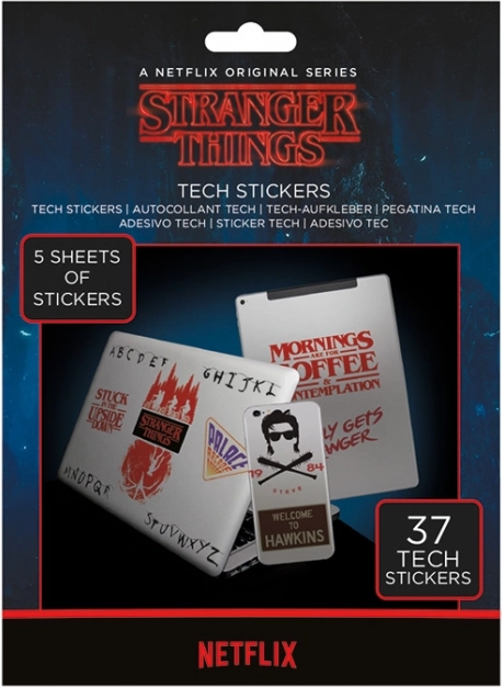 Stranger Things uzlīmes, 37 gab. komplekts