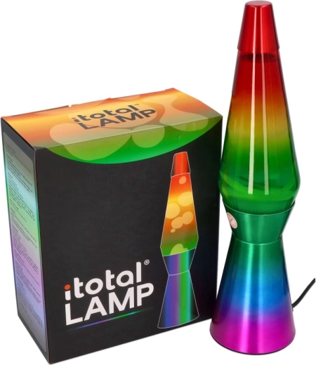 Rainbow decorative lava lamp 40 cm