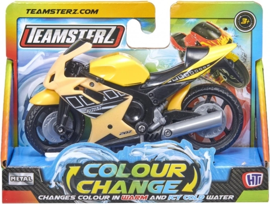 Teamsterz motorcycle with color-changing feature