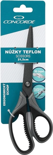Šķēres CONCORDE ar teflona pārklājumu 21,5 cm