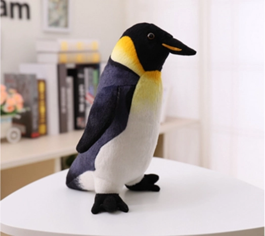 Plush Emperor Penguin Mascot 25 cm