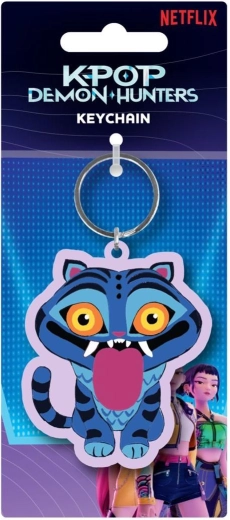 Gumijas atslēgu piekariņš K-pop Demon Hunters – zilais tīģeris