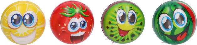 Bumbiņa ar augļu motīvu 10 cm