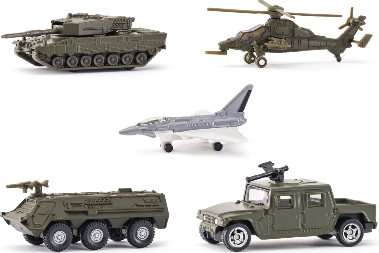 Siku Military – militāro transportlīdzekļu komplekts, 5 gab.