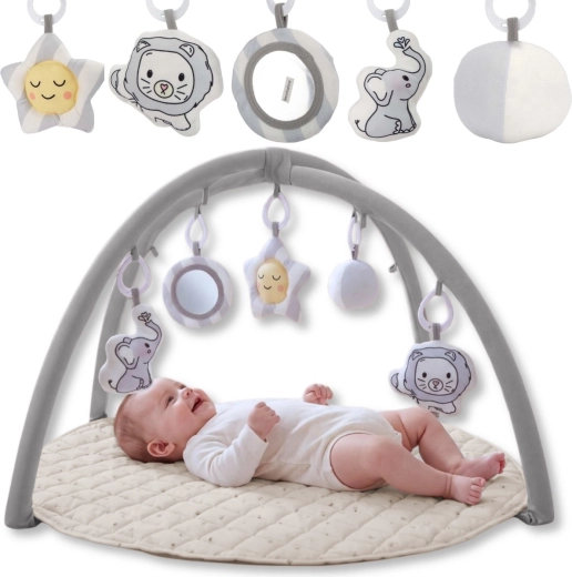 TinyMini Nature educational play mat with arches
