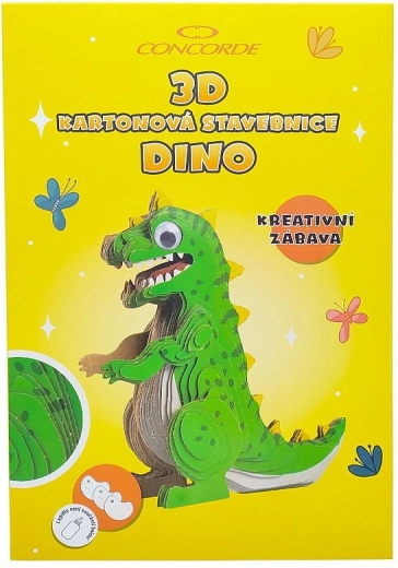 3D cardboard construction kit – dinosaur