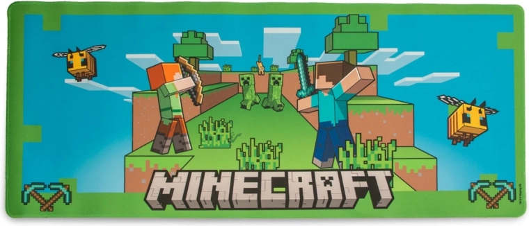 Spēļu peles paliktnis MINECRAFT 80 × 35 cm