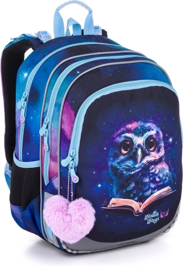 Topgal skolas mugursoma Pūce Elly