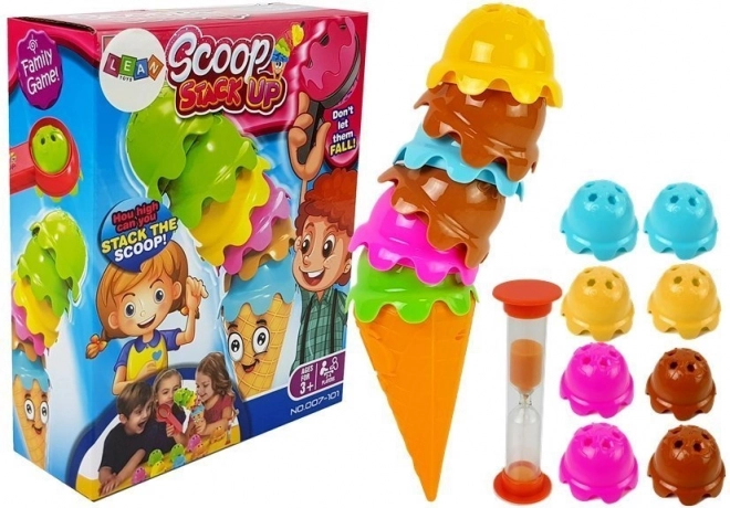 Children's Ice Cream Tower Dexterity Game