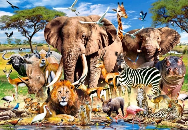 Puzle 260 gabali Savanna Animals