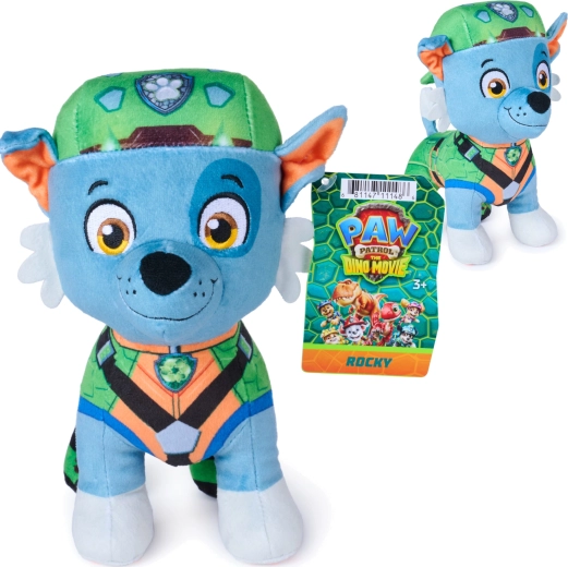 Spin Master PAW Patrol Dino filmas plīša rotaļlieta Rocky 20 cm – 1 gab.