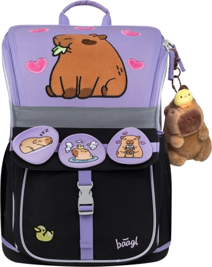 BAAGL Zippy Capybara School Bag
