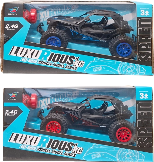 Bezceļu RC auto ar tālvadību un lādētāju