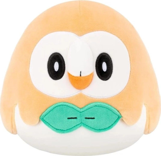 Squishmallows Pokémon Rowlet plīša spilvens 25 cm