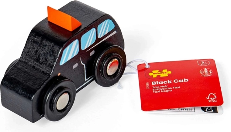 Koka Londonas taksometrs BIGJIGS TOYS