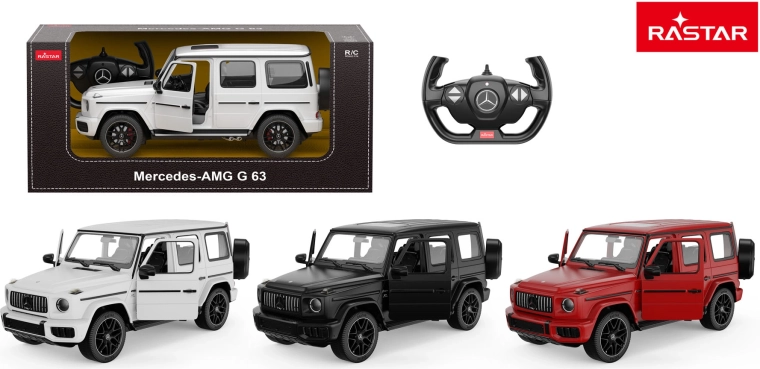 Rastar tālvadības auto Mercedes AMG G63 1:14 sarkans