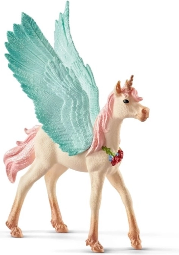 Schleich mirdzošs vienradža–pegaza kumeļš Bayala