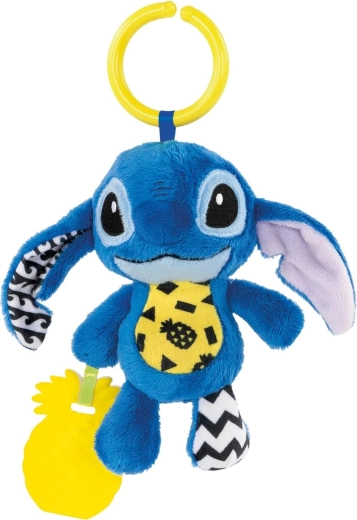 Plīša STITCH piekāršanai ar kožamgredzenu un pīkstuli