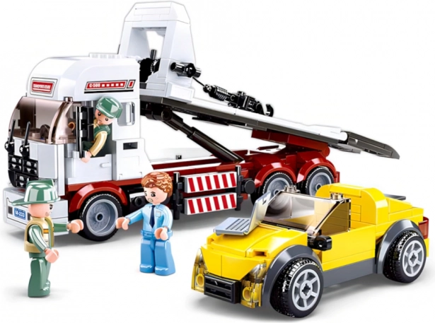 Sluban Town Evakuators ar paceļamu kravas kasti