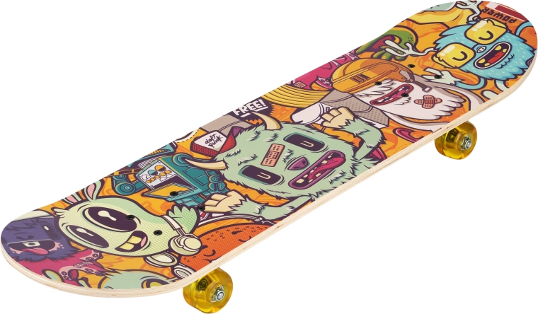 Skrituļdēlis Monsters 31" – krāsainie monstri