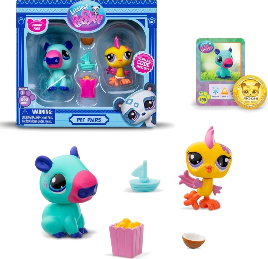 Hasbro Littlest Pet Shop Pet Jungle figūriņu un piederumu komplekts