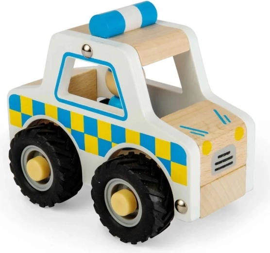 Bigjigs Toys koka mini policijas auto