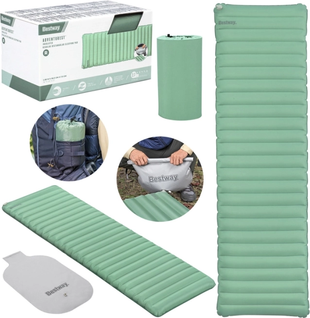 Piepūšamais guļamais paklājiņš Bestway AdventuRest 188 x 58,5 x 7,5 cm