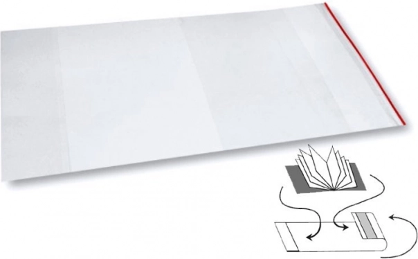 Universāls pašlīmējošs apvalks grāmatām un burtnīcām 217 × 380 mm OXYBAG