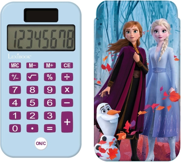 Lexibook kabatas kalkulators Frozen – bērnu kalkulators ar bīdāmu vāciņu