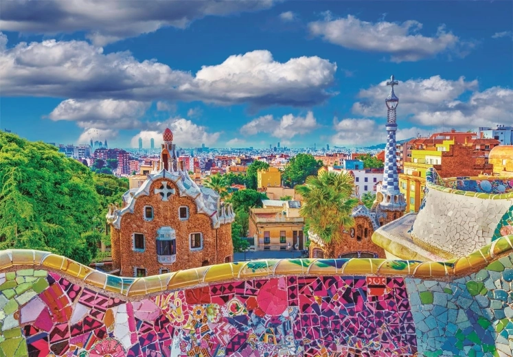 Puzle CLEMENTONI Park Güell Barselona 1000 gabali