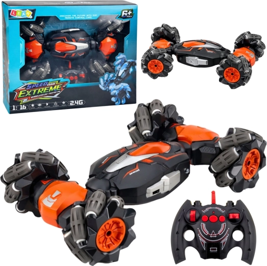 RC drifta kaskadieru auto Twist 1:16 oranžs 2,4 GHz