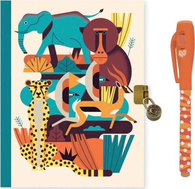 Slepenais dienasgrāmata ar maģisko pildspalvu DJECO Owen