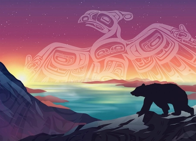 Cobble Hill puzle Bouřlivák un Lācis 500 gabalu