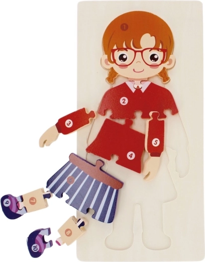 Wooden Puzzle Girl