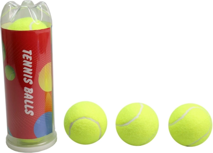 Tennis Balls in Tube, 3 pcs