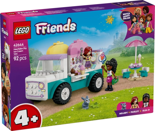LEGO Friends 42644 Heartlake pilsētiņas saldējumu furgons