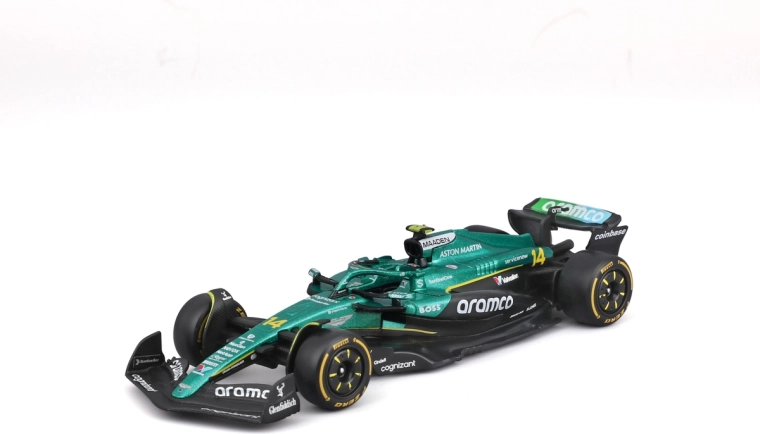 F1 modelis Bburago Aston Martin AMR25 2025 Fernando Alonso 1:43