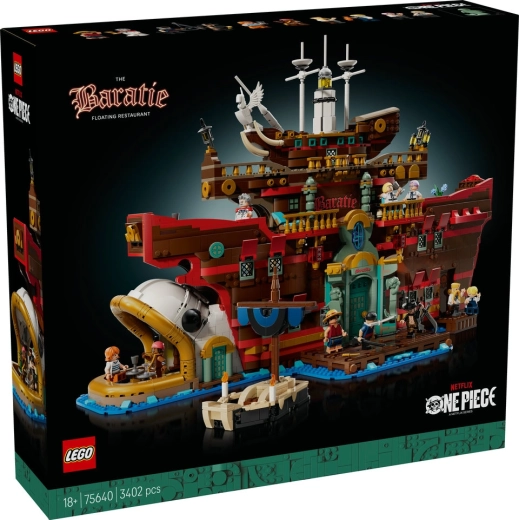 Lego One Piece floating restaurant Baratie – collectible model for adults
