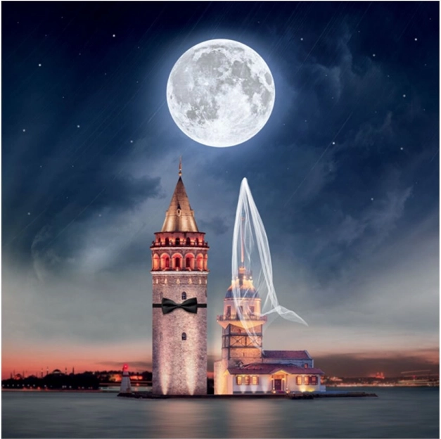Anatolian kvadrātveida puzle Kāzas 1024 gabali