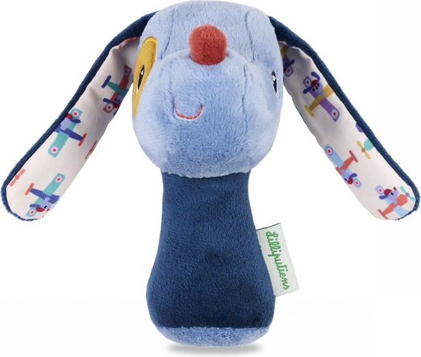Lilliputiens squeaky rattle dog Jules