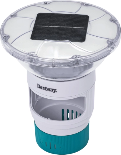 Bestway SolarGlow peldošs baseina ķīmijas dozators ar saules LED apgaismojumu
