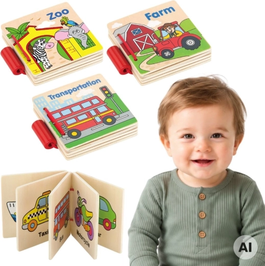 VIGA My First Wooden Book
