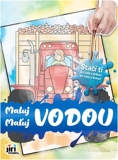 Glezno ar ūdeni – traktori