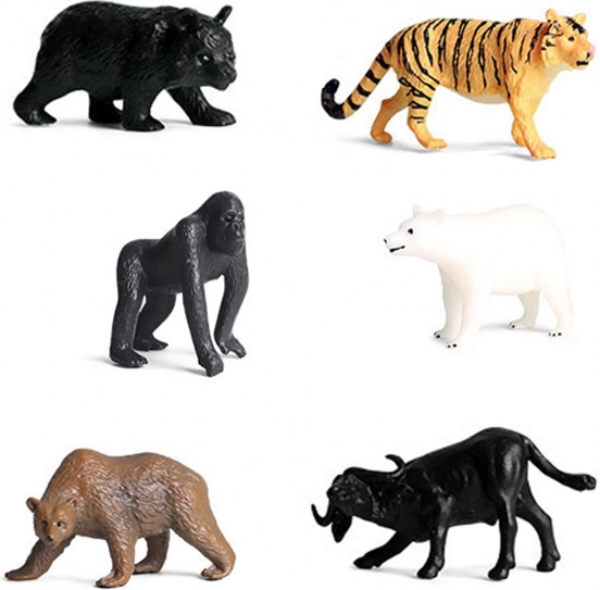 Savvaļas dzīvnieku komplekts kastītē, 6 gab.