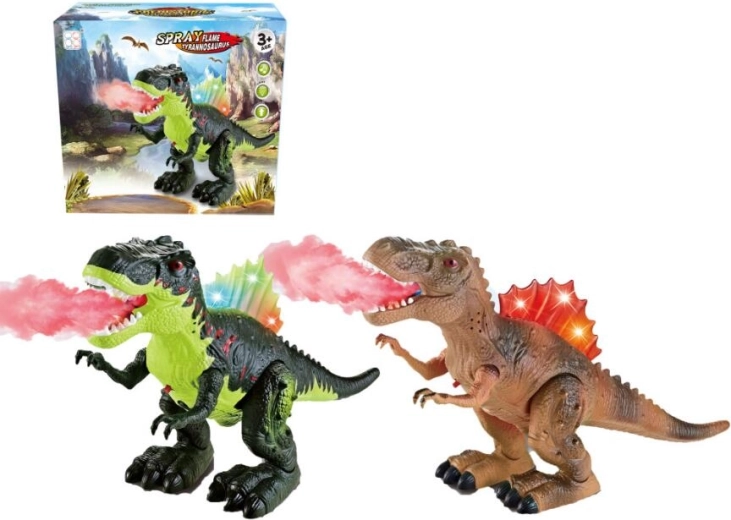 Dinosaur with mist, light and sound effects